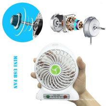 Portable Fan, Mini USB Rechargeable Fan with 2600mAh Power Bank and Flashlight, for Traveling,Fishing,Camping,Hiking,Backpacking,BBQ,Baby Stroller,Picnic,Biking